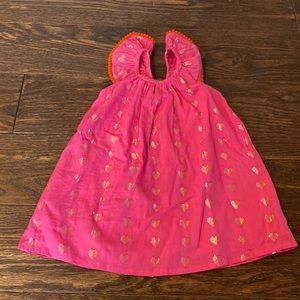 Masalakids bright pink with hearts and orange trim, NWT, 12-18 months